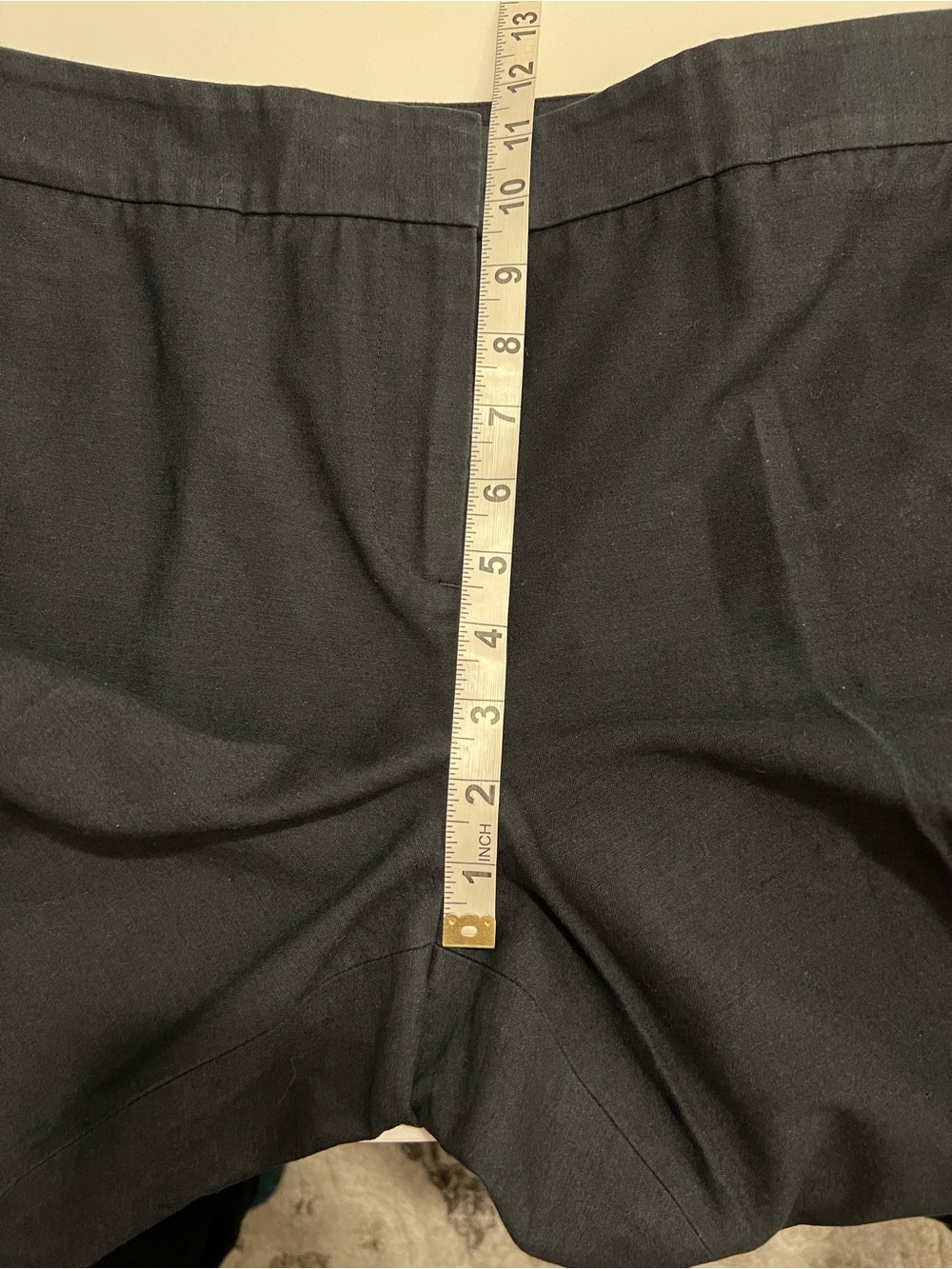 TALBOTS Black & White Striped Sailor Straight Leg Capris, Curvy Fit - Like New - Picture 7 of 9